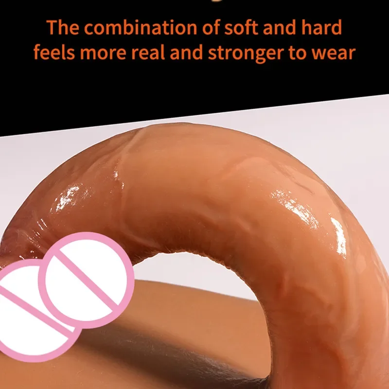 Wearable Penetration Realistic Huge Penis Dildo for Women Panties WFlexible Penis Pants Dildos Sex Toys for Lesbians Couples 18+