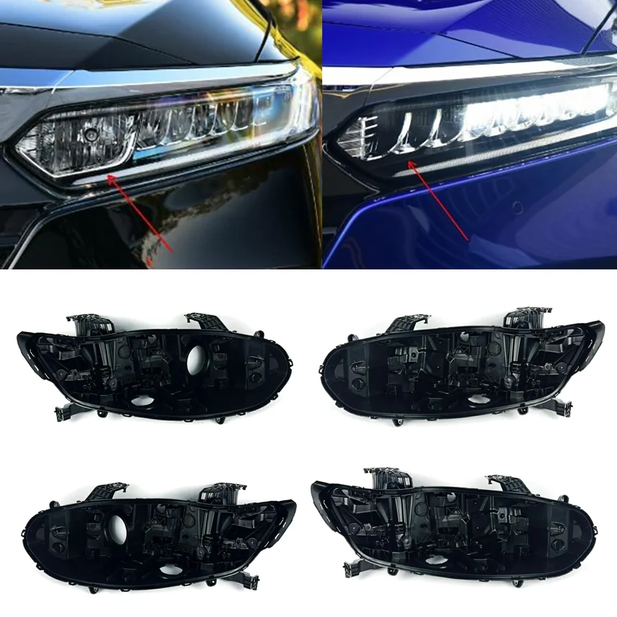 

Wooeight 1Pc Headlight Base Headlamp House Car Rear Base Auto Headlight Back House For Honda Accord 10 Generation 2018 2019-2022