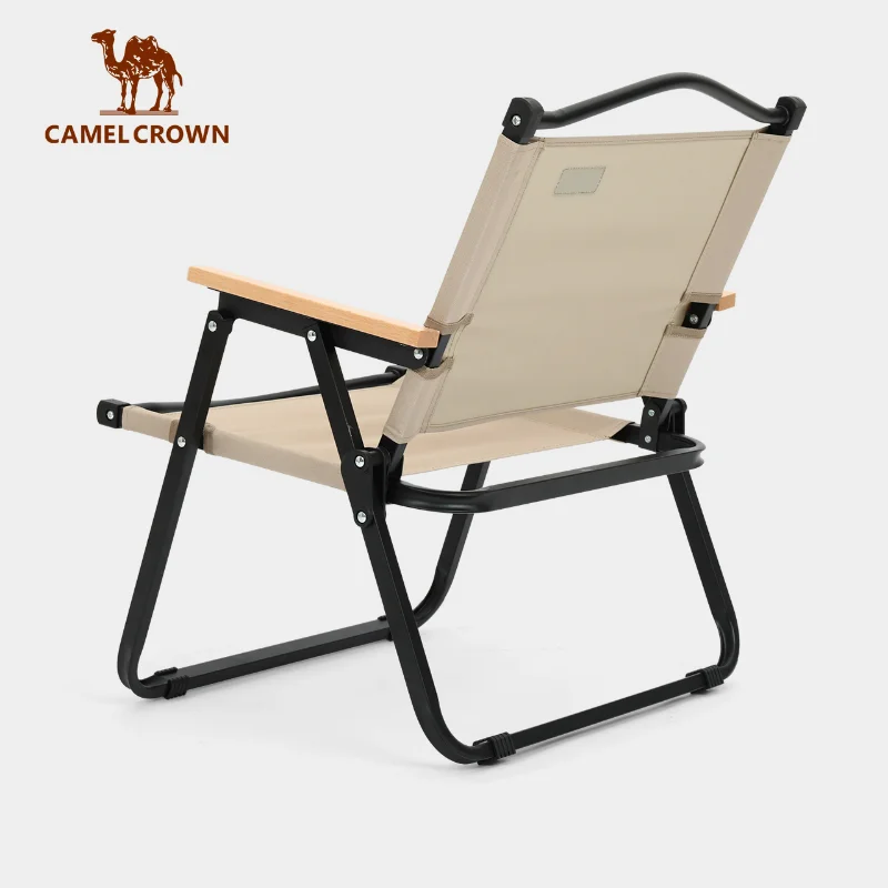 Outdoor Camping Chair Portable Folding Chair Beach Balcony Garden Casual Picnic Kermit Chair Fishing Stool Camping Gear