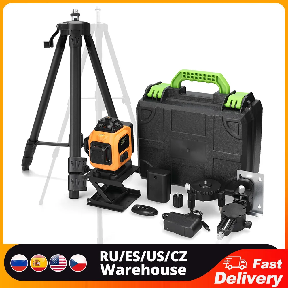 

Multifunctional 16 Lines Laser Level 3° Self-leveling Machine Omnidirectional Ground Wall Sticker Waterproof Improvement Tools