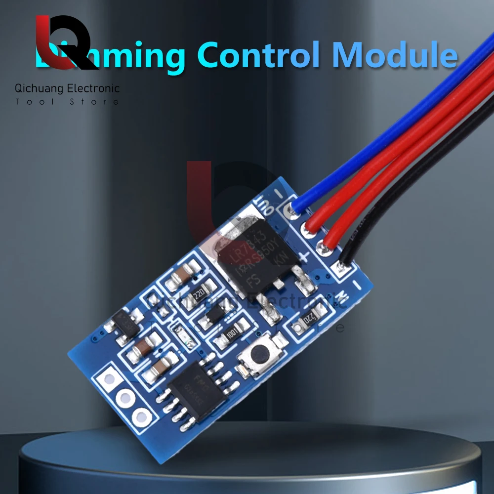 DC3-24V Fast and Slow Gradually Brightening LED Control Module with Dimming Breathing Flashing For LED Lights Halogen Lights