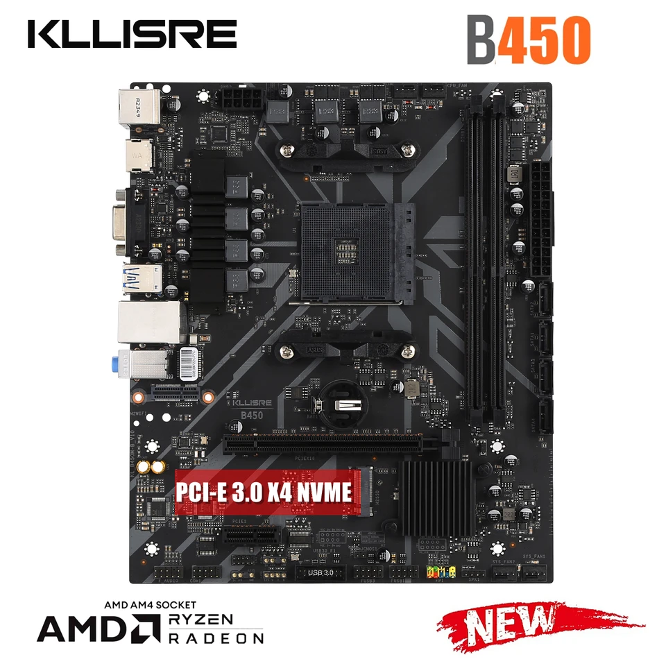 Kllisre-マザーボードキット,amd ryzen r5 3500x, ddr4, 16gb (2x8gb