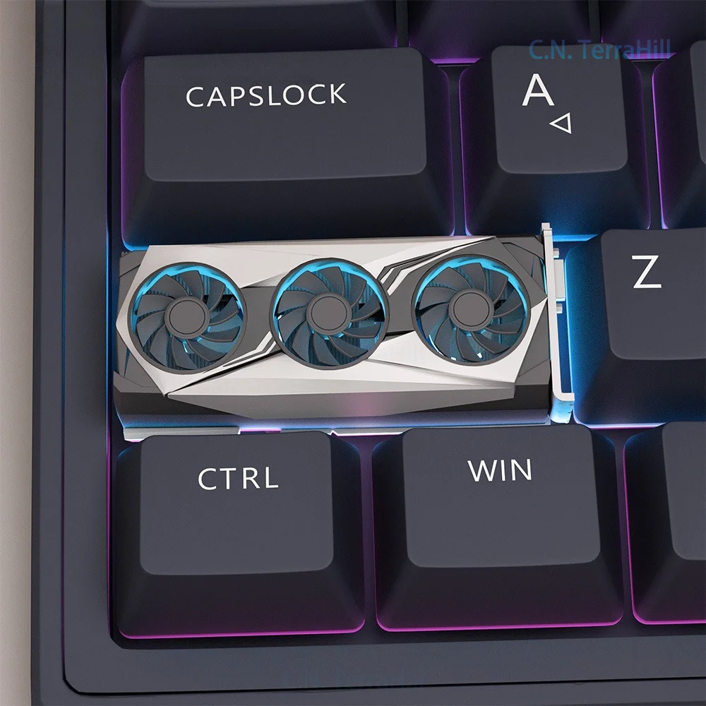 Mechanical Keyboard Keycaps Creative ESC Keycap Translucent Light Effect Gaming Keycap for Delta Force Action