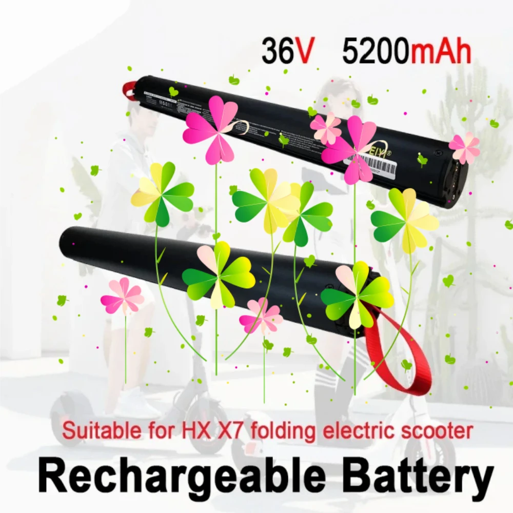 

HX X7 Electric Scooter Original Battery 36V 5200mAH 18650 10S2P Replacement Battery