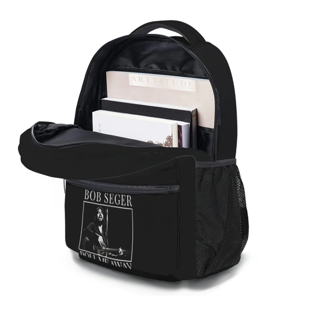 Bob Seger-mochila universitaria resistente al agua para mujer, bolso de viaje para ordenador portátil, estilo Vintage, nuevo ﻿ ﻿