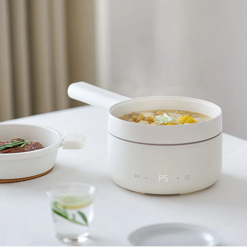 Multifunctional Split Electric Cooking Pot 1.8L Electric Hot Pot Student Household Fried