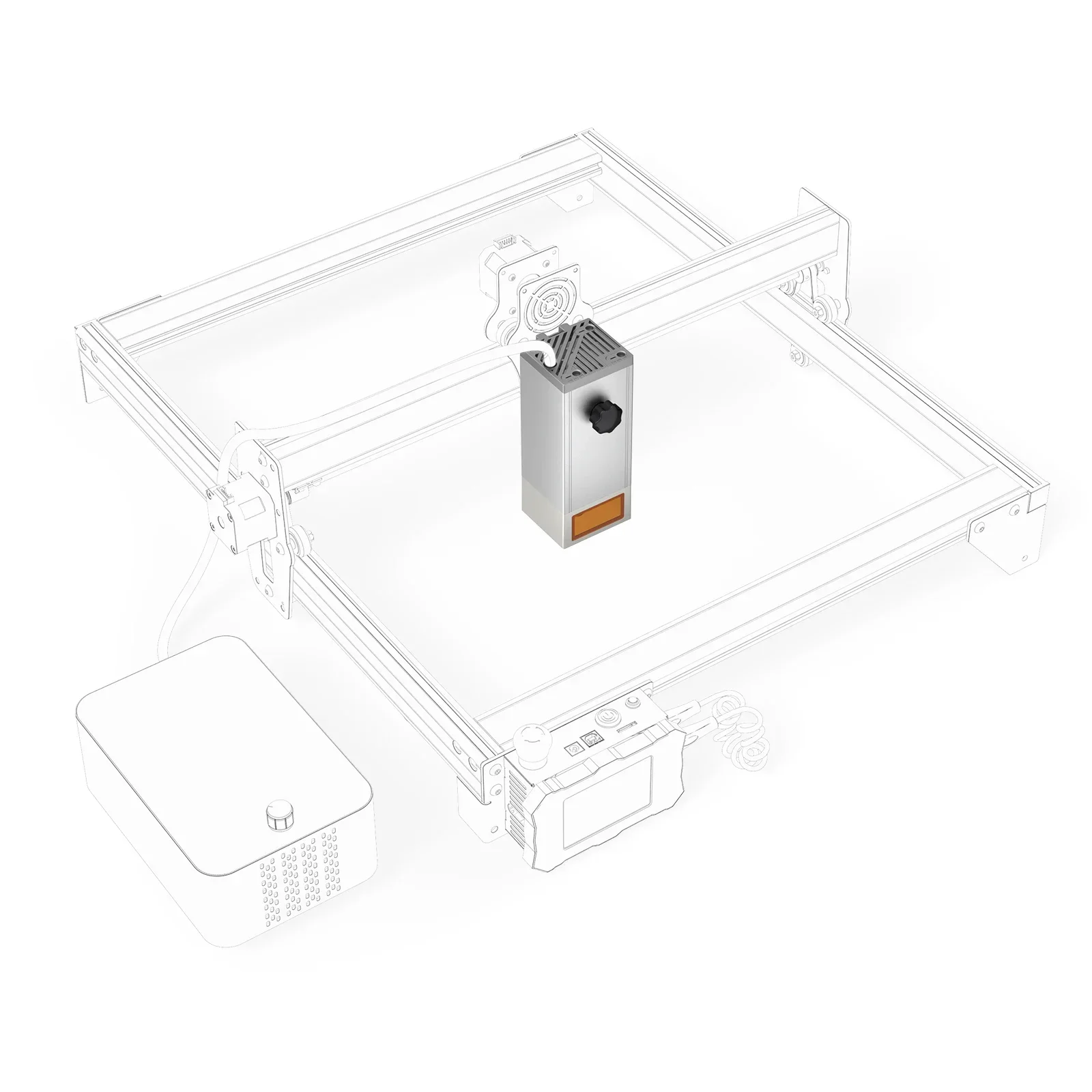 33W Laser Module for ATOMSTACK 10Pro/S10Pro/X7Pro/A20/S20/X20Pro and Compatible with Ortur/NEJE/Two-Trees