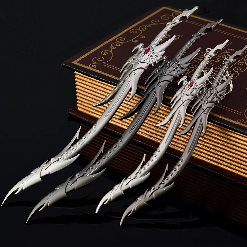 바람과 구름 애니메이션 주변기기 무기 모델 펄 크롬 스페셜 에디션 우주 범죄를 견디다 30cm 소품 검 장식품