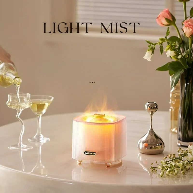 

Ультразвуковой увлажнитель воздуха 200 мл с эффектом пламени, аромадиффузор, генератор холодного тумана, очиститель воздуха, диффузор для эфирных масел