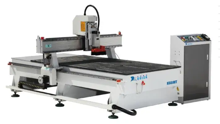 3d Heavy 1300x2500mm Wood Profile Cutting Machine Sliding Table With 6kw air Cooling Spindle
