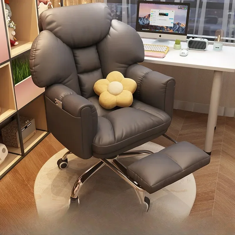 Arm Büros tühle Gaming Lounge Schreibtisch Chef ergonomische Büros tühle Computer Salon bequeme bequeme Silla con Ruedas Möbel