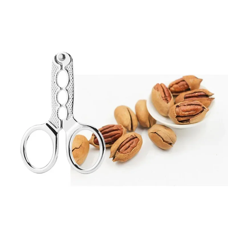 Melon Seed Opener Clamp Walnut Pine Plier Scissor Sunflower Nut Cracker Kitchen Household Tool Sheller Nutcracker