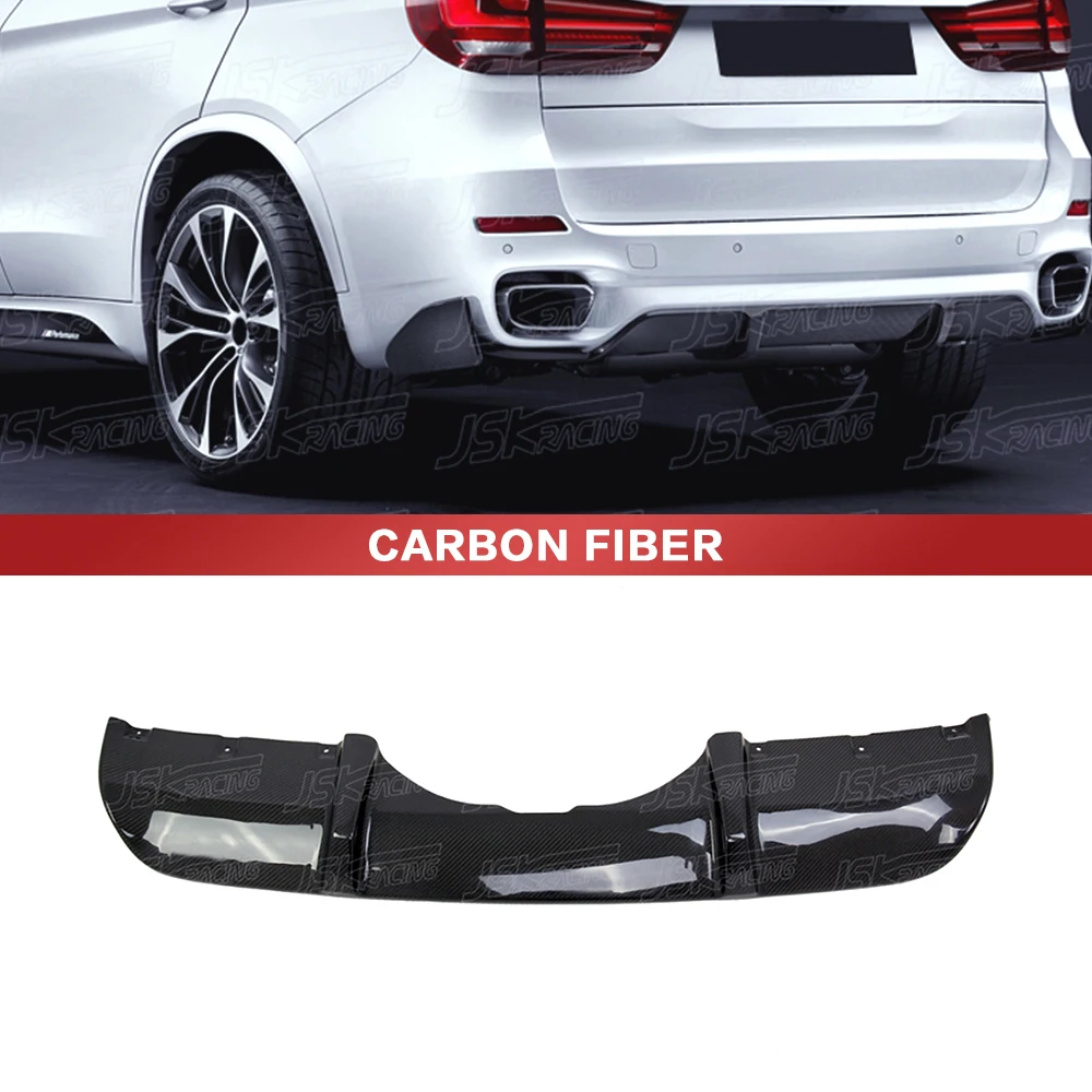 M P Style Carbon Fiber Rear Diffuser For Bmw X5 F15 2014-2016