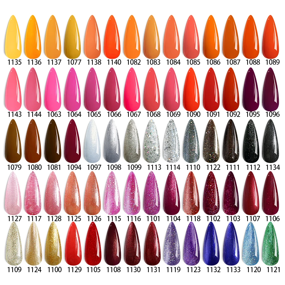 قوس قزح غيني جيل للأظافر البولندية 150 لون بريق شبه دائم Gellack الفن صالون البولندية النيون UV LED الورنيش الهجين قاعدة علوية معطف #2