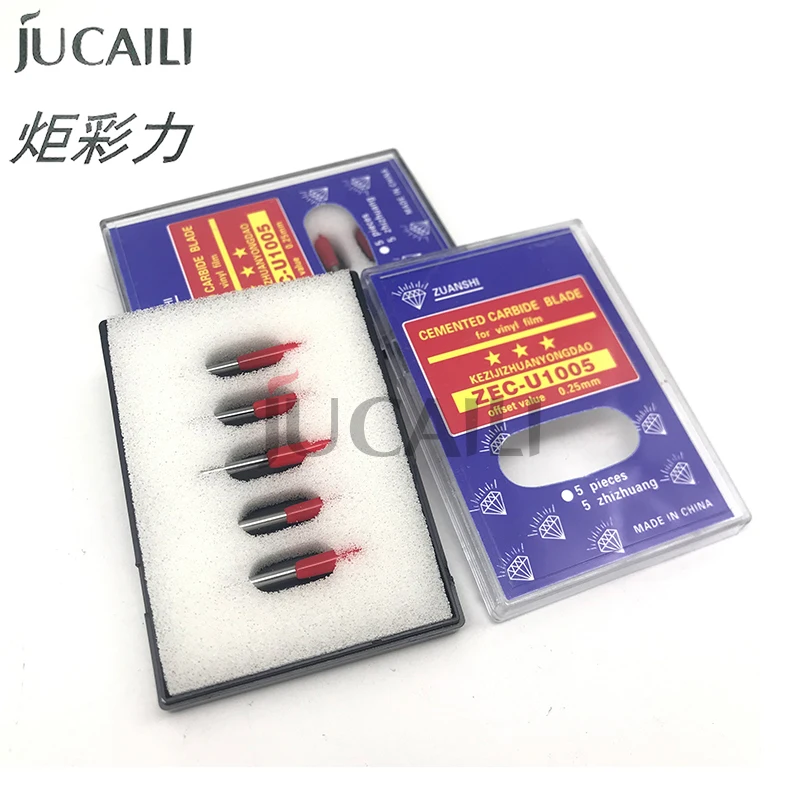 Jucaili 5pcs 30/45/60 Degree angle cutter For Roland Cutting machine Plotter Vinyl Cutter Blade