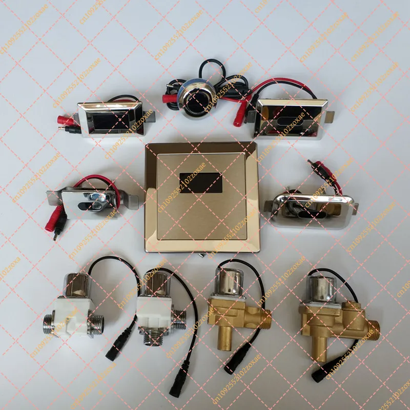 Automatic Urinal Flush Solenoid Valve Concealed Sensor Valve Battery Box Toilet Accessories