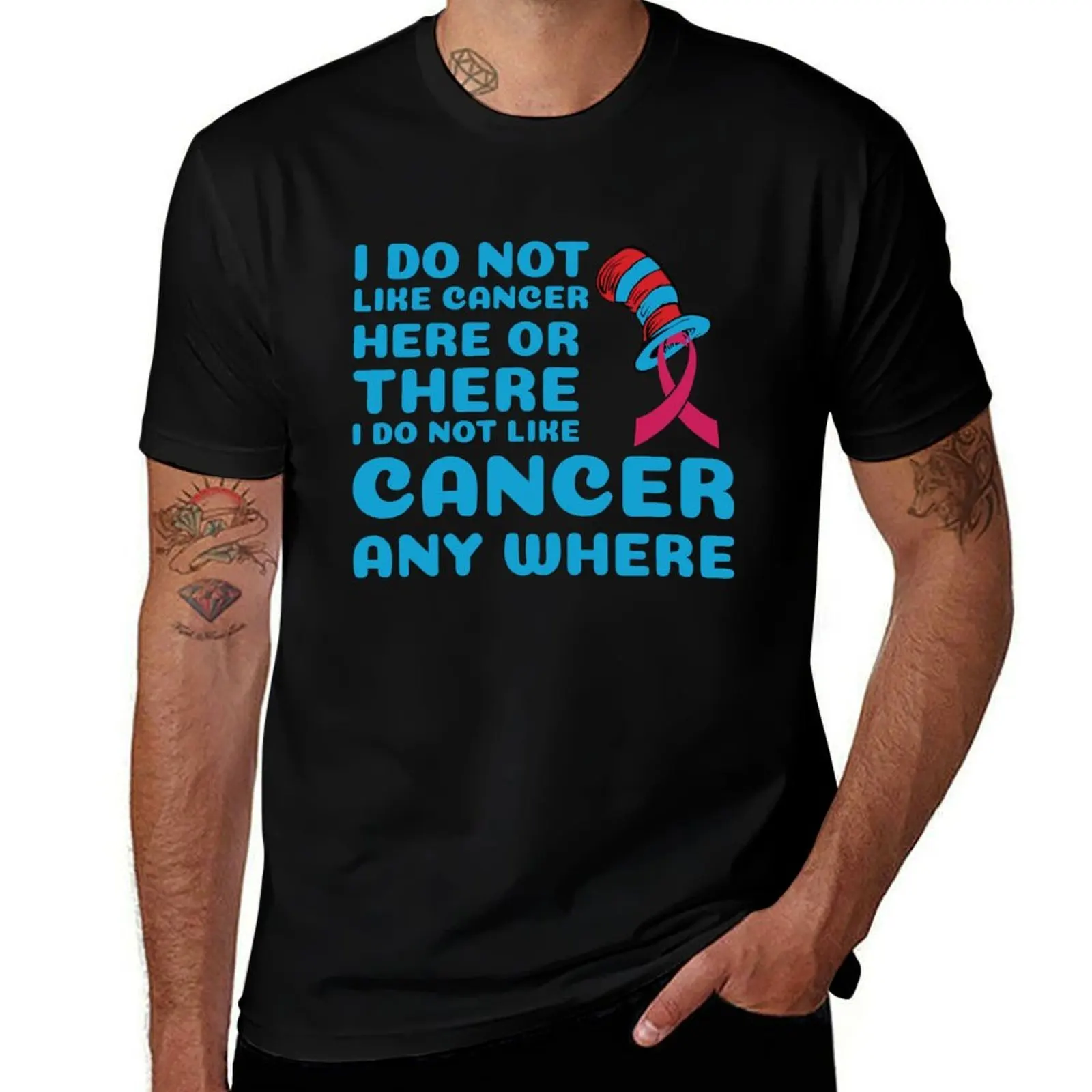 

I DO NOT LIKE CANCER T-Shirt essential t shirt t shirt man casual T-Shirt