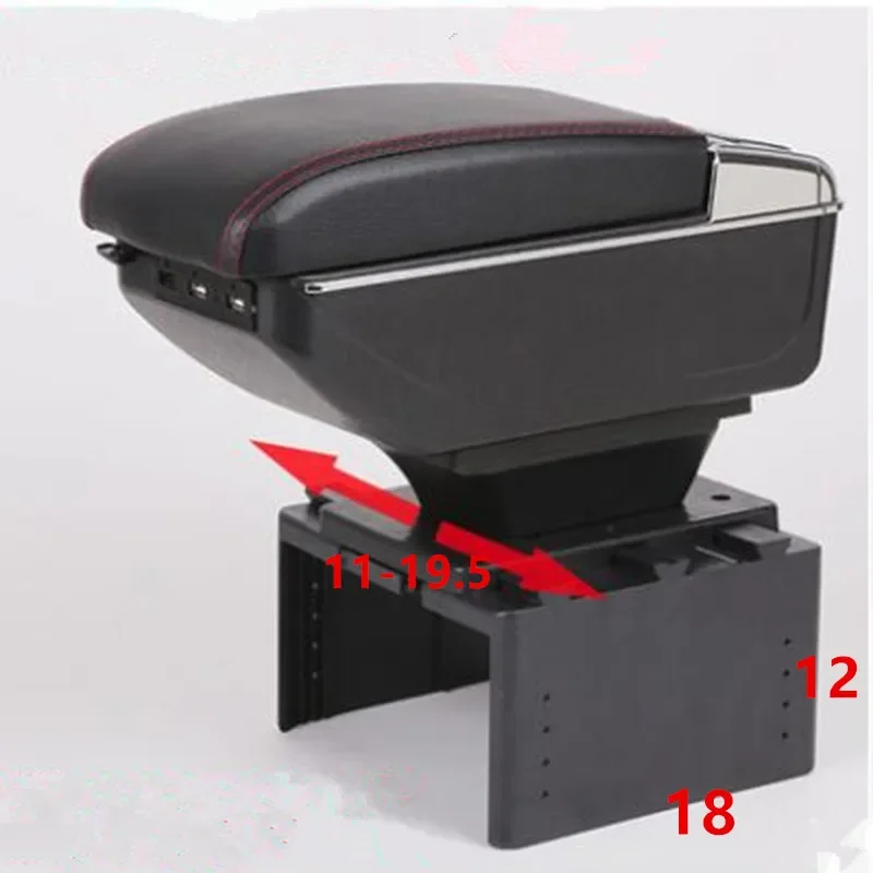 For VAZ LADA Niva Priora 2121 2123 2109 2108 21099 2110 2111 2112 2113 2114 2115 car armrest storage box cup holder styling