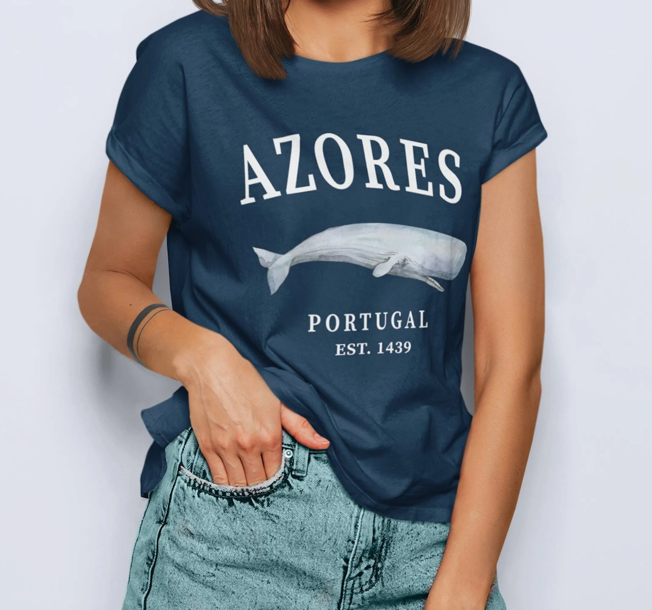 Azores Islands Portugal T Shirt Womens Portuguese