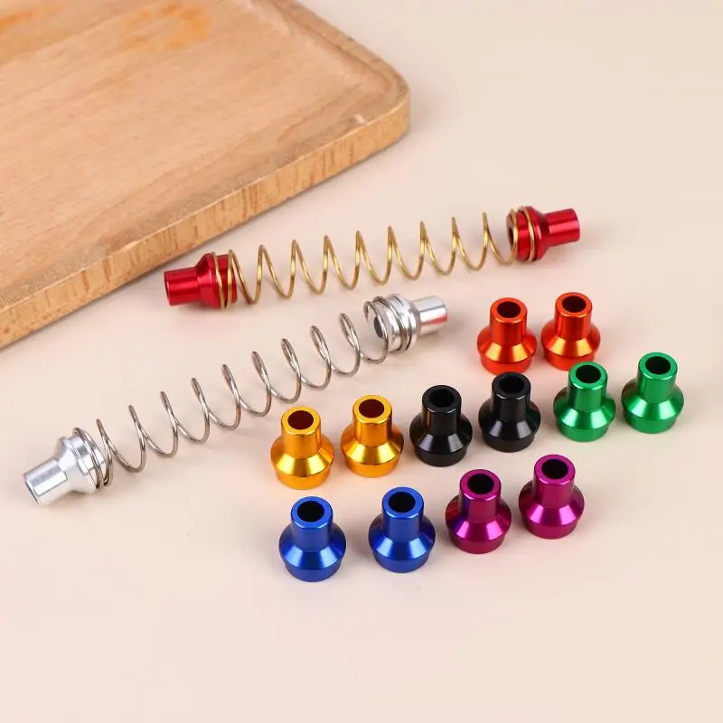 

Motorcycles Colorful Universal Telescopic Brake Springs Stainless Steel Retractable Compression Brake Springs Aluminum Head