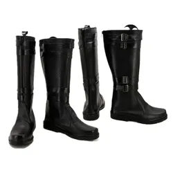 TV Kylo Cosplay Ren Boots Shoes Adult Men Space Battle Knight Fantasy Halloween Carnival Costumes Accessory Custom Made