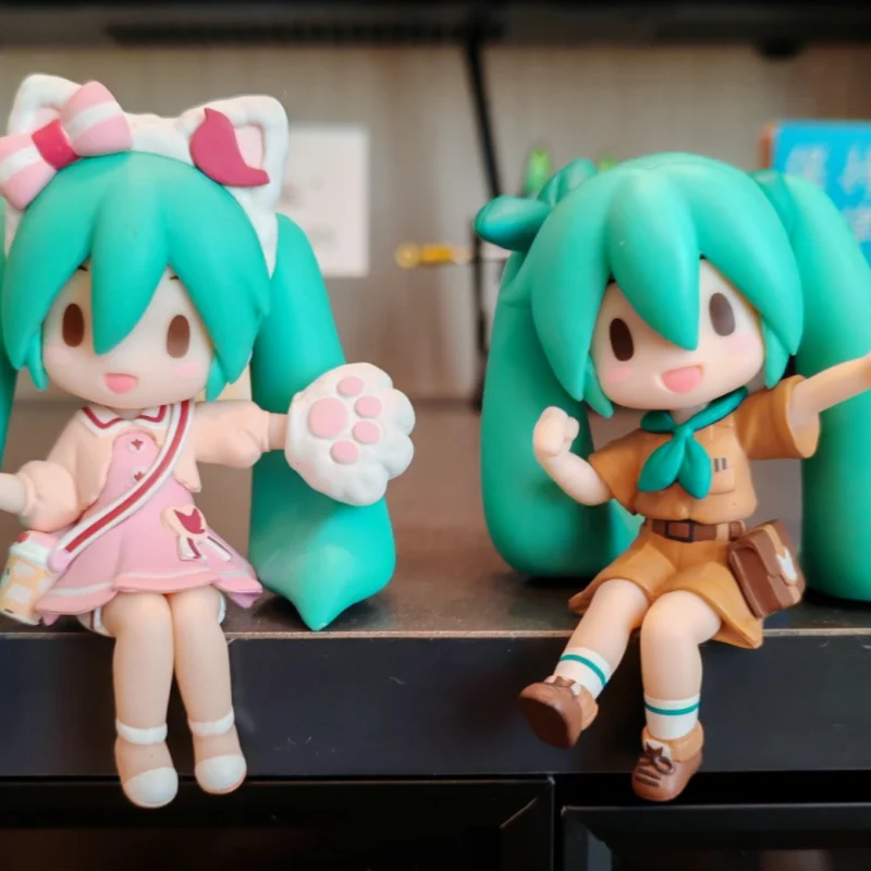 Anime Hatsune Miku Prinzessin Q Version Action Figure Kawaii Pvc Modell Spielzeug Auto Dekoration Chassis Ornamente Sammeln Spielzeug Geschenk