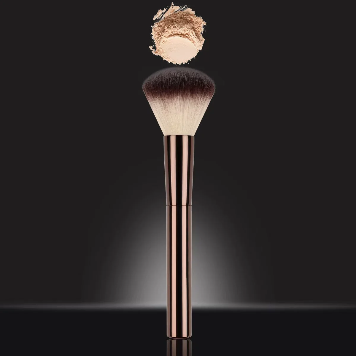 Hourglass Makeup Brush- No.18 Veil Powder Brush Soft Fiber Hair Double Head Powder Fashion Design Single Face Brush