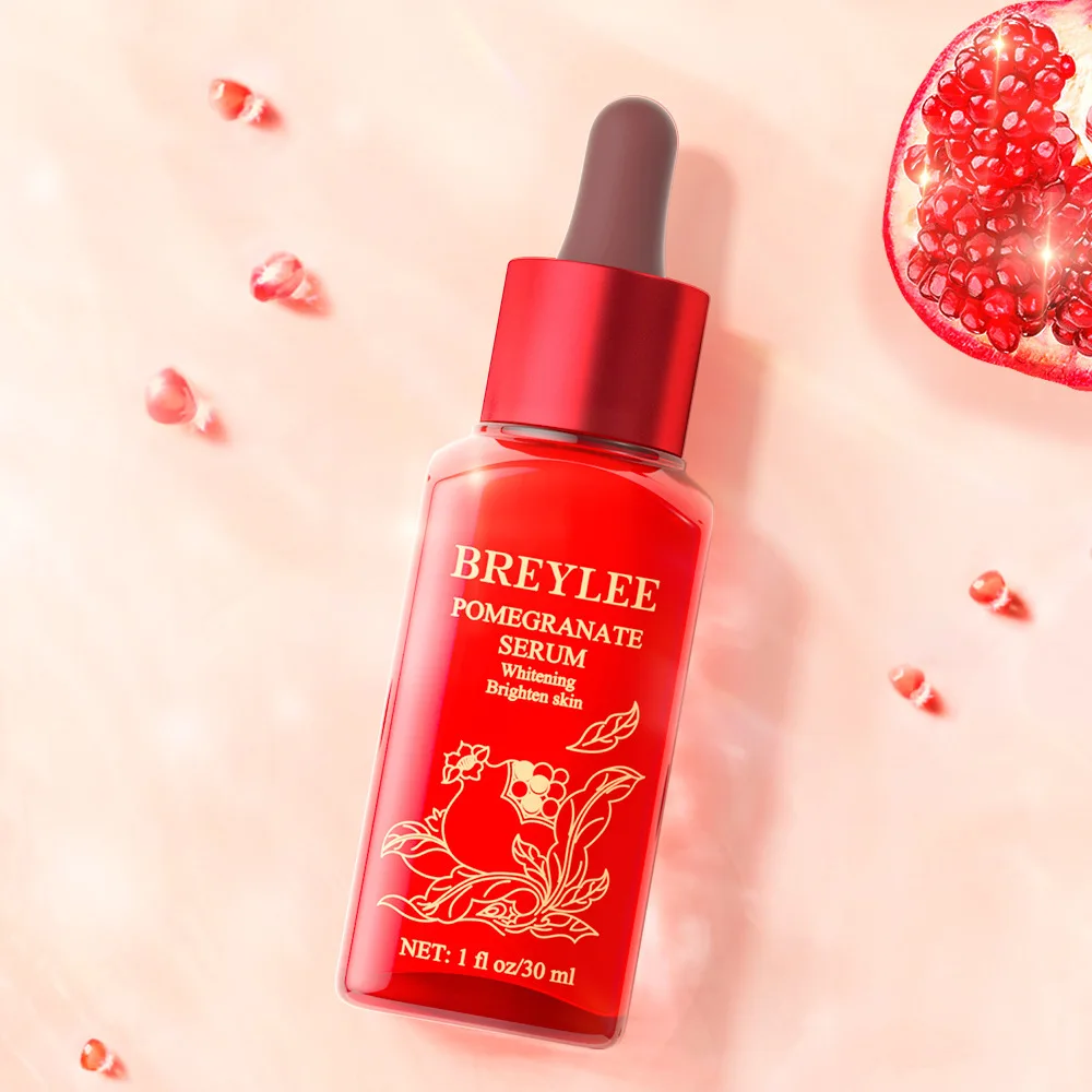 BREYLEE Red Pomegranate Woman Beauty Face Care Serum Facial Moisturizing Nourish Brighten Essence Face Anti-Aging Skin Care