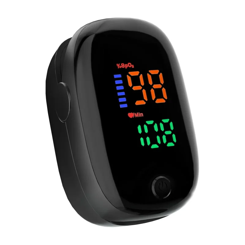 LED Fingertip Oximeter Heart Rate SpO2 PR Monitor Finger Clip Blood Oxygen Saturation Pulse Monitoring Energy Saving Pulsometer