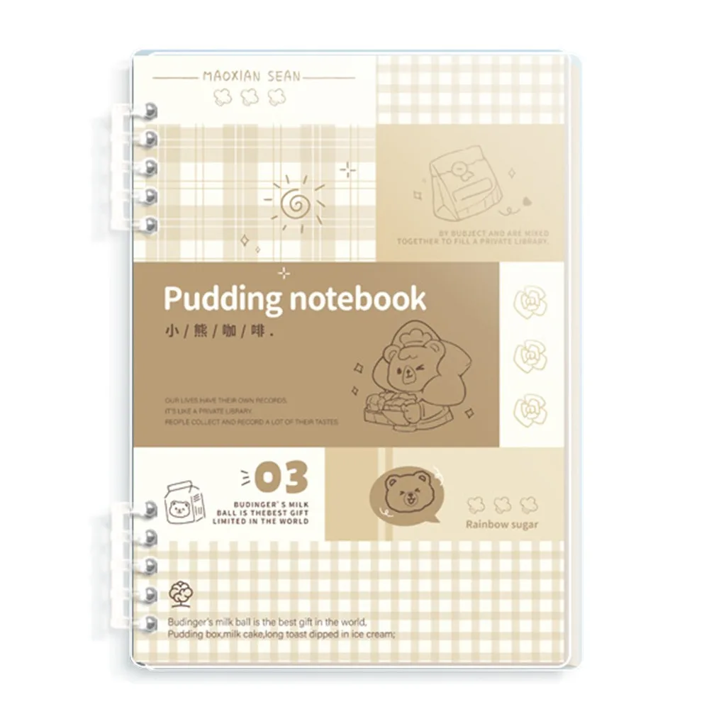 60Sheets/Book High Quality A5/B5 Loose Leaf Notebook Thick Horizontal Line Inner Pages Diary Book Notepad School Office