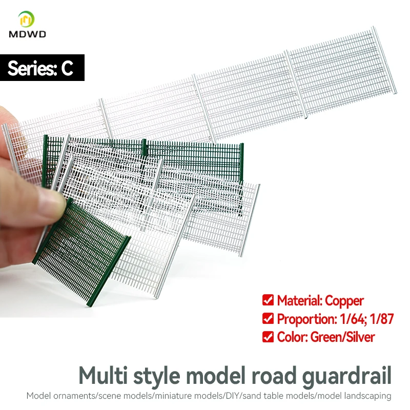 Filet de barrières de clôture Miniature, modèle de clôture, pour modèle de course, Micro clôture de paysage, Table de sable, accessoires de bricolage, 1/64