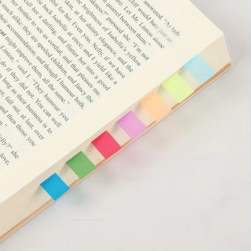 200SheetsTransparent Sticky Notes Page Markers Book Tabs Index Sticky Notes Bookmarks Memo Pad Notepad Stickers Stationery