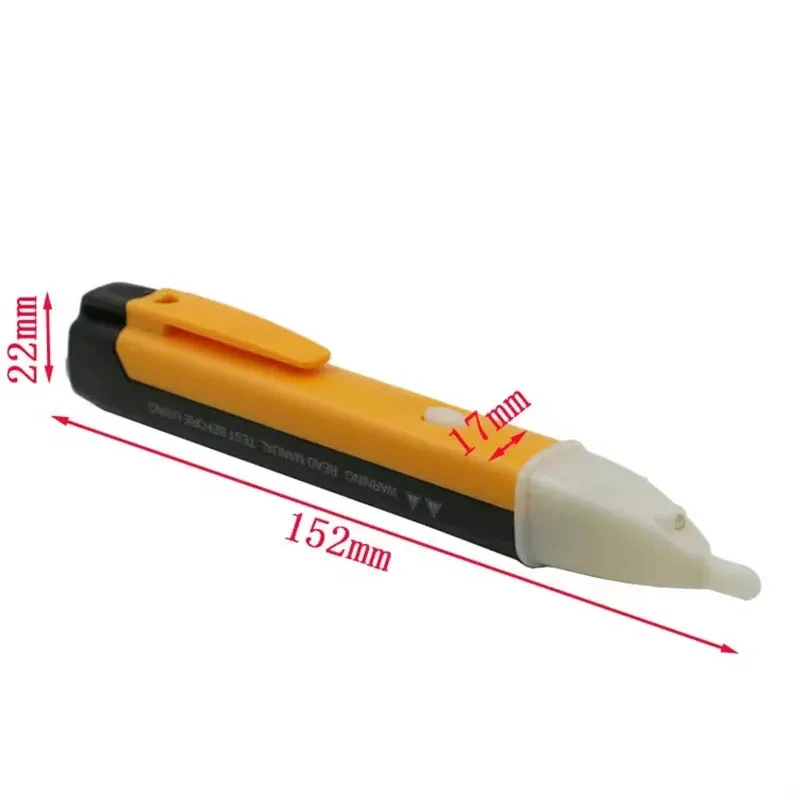 Wall Mounted 90-1000V Non Contact AC Power Outlet Voltage Detector Electric Indicator Sensor with LED Light AC 110V 220V