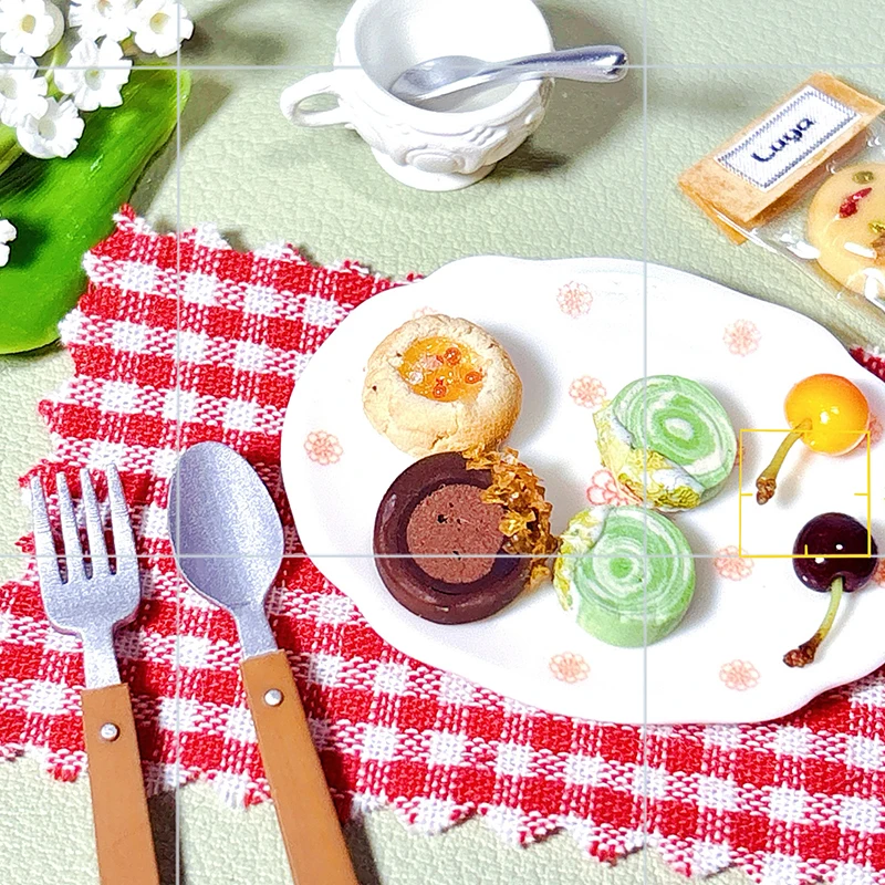 Miniatures de maison de courses, 4 pièces, échelle 1:12, jouet, accessoires de décoration pour la maison