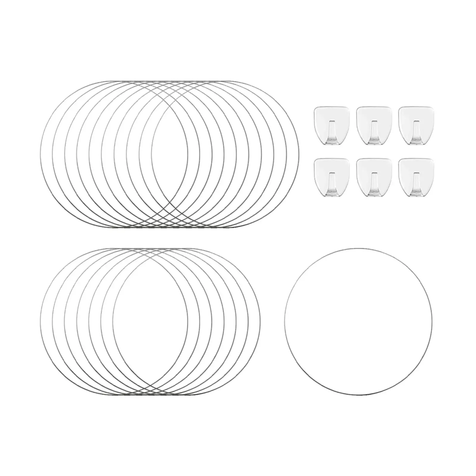 

18x Potted Plant Support Rustproof Superimposed Potted Plant Support Garden