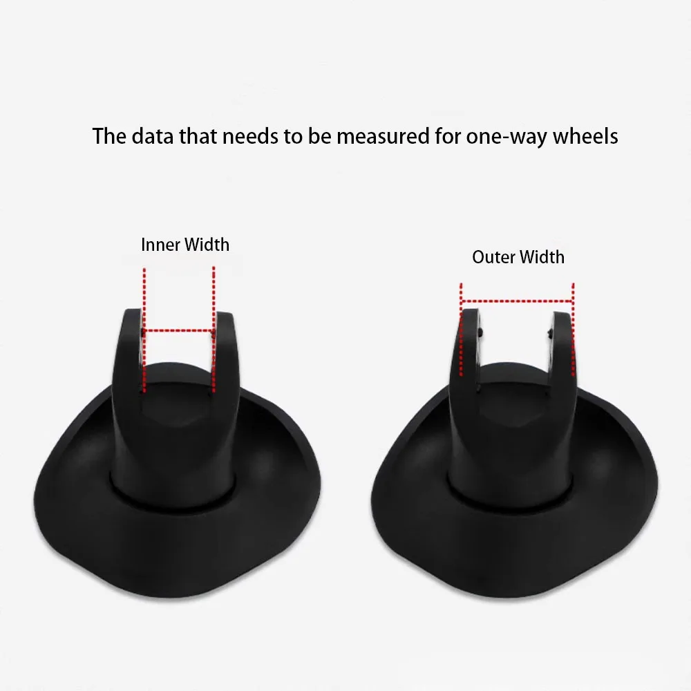 1/2/4/8Pcs Luggage Compartment Single Wheel High Elasticity PU Silent With Light Flashing Universal Wheel Repair Parts