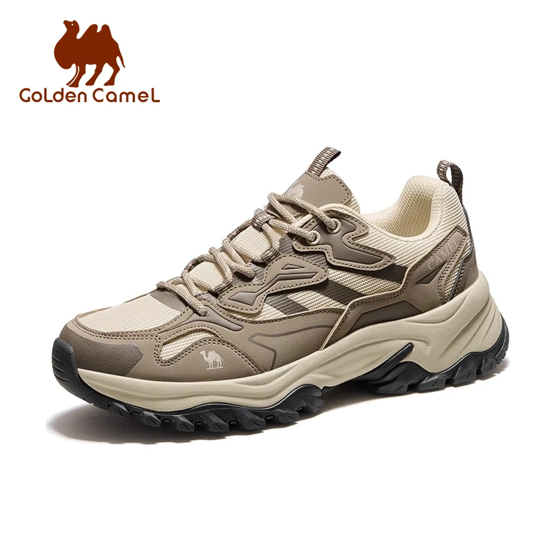 GOLDEN CAMEL Outdoor Hiking Shoes Breathable Thick-soled Sports Shoes for Men Non-slip Lightweight Travel Climbing Shoes 2025
