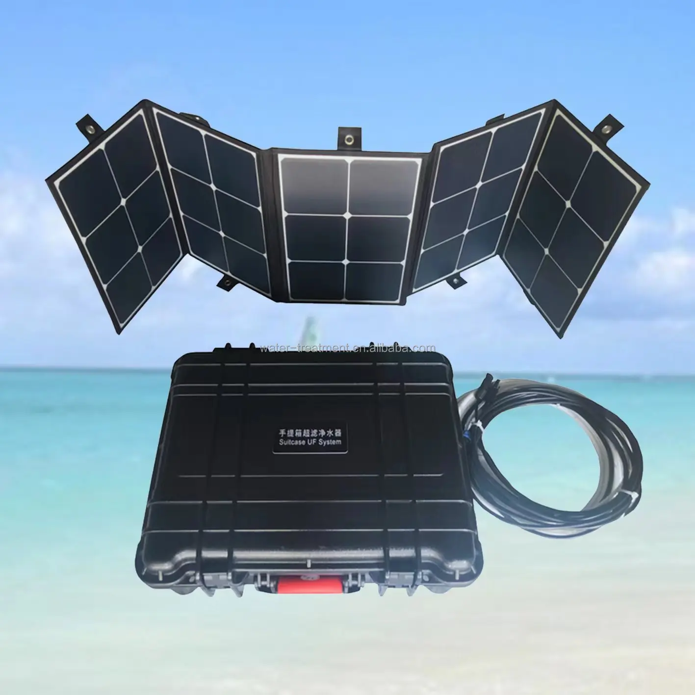 Portable Suitcase Solar desalination system salt water to drinking water machine outdoor emergency water maker plant price