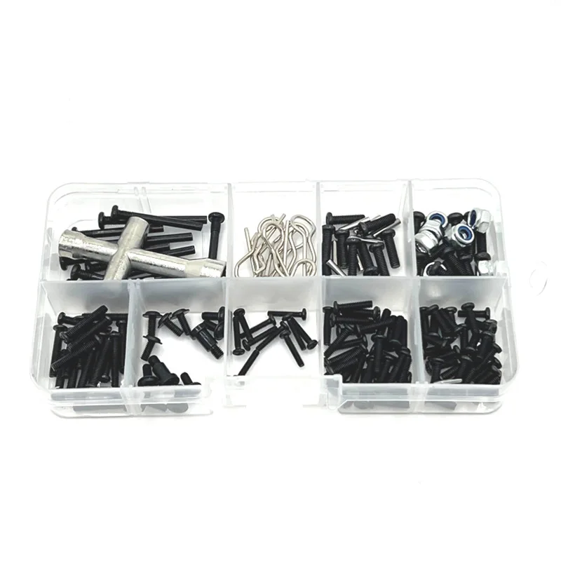 SCY 16101 16102 16103 16104 16106 16201 JJRC Q130A Q130B Q141 Metal Screws Fastener Kit Repair Tools 1/16 RC Car Spare Parts