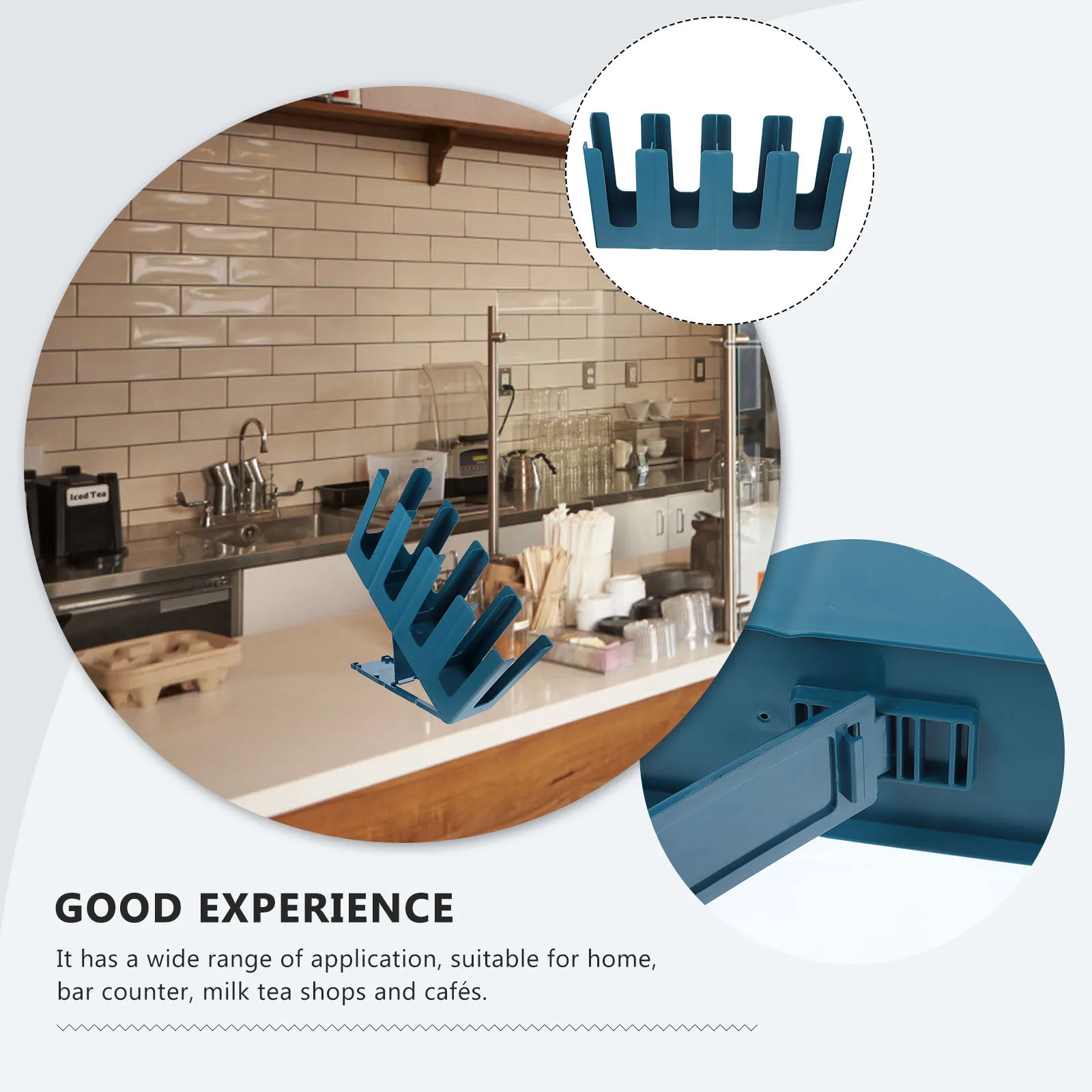 

Cup Holder Four- Shop Disposable Rack Storage Dispenser Countertop Paper