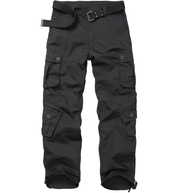 

Men's Work Pants Loose Fit Cotton Tactical Work Pants, Multi Pocket Design Casual Pants, Suitable for Outdoor Activities &Hiking