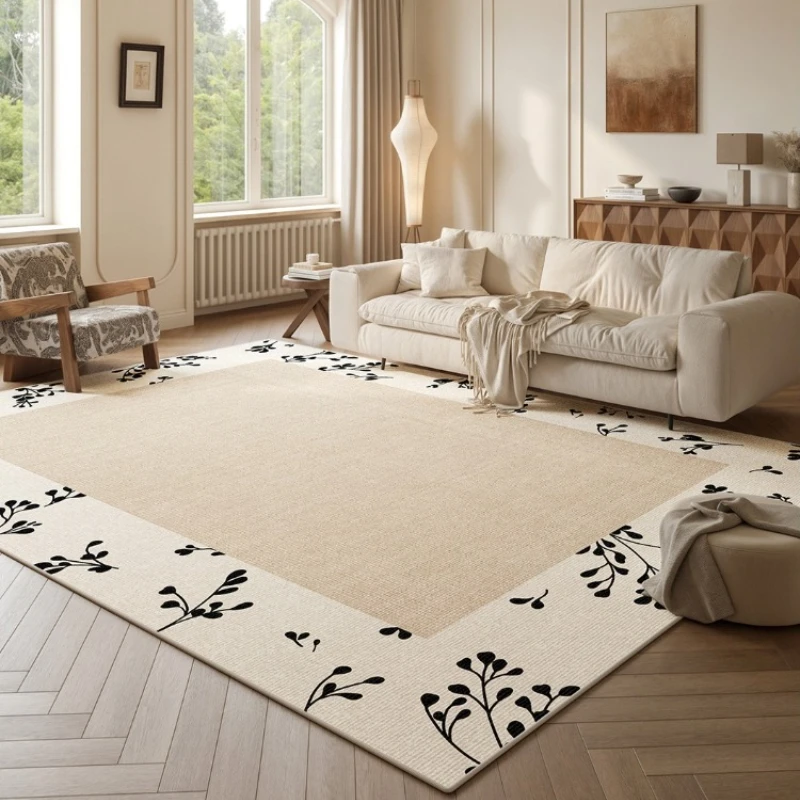 

Carpet Living Room Decoration High-grade Dirt-resistant Wash-free Wipeable Floor Mat Home Decor Bedroom Bedside Rug