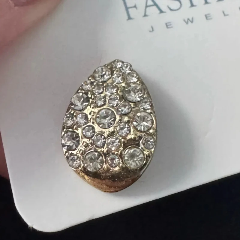 2024 New Water Drop Stud Earrings for Women Full Crystal Geometry Luxury Wedding Ear Jewelry Exquisite Small Earrings brincos