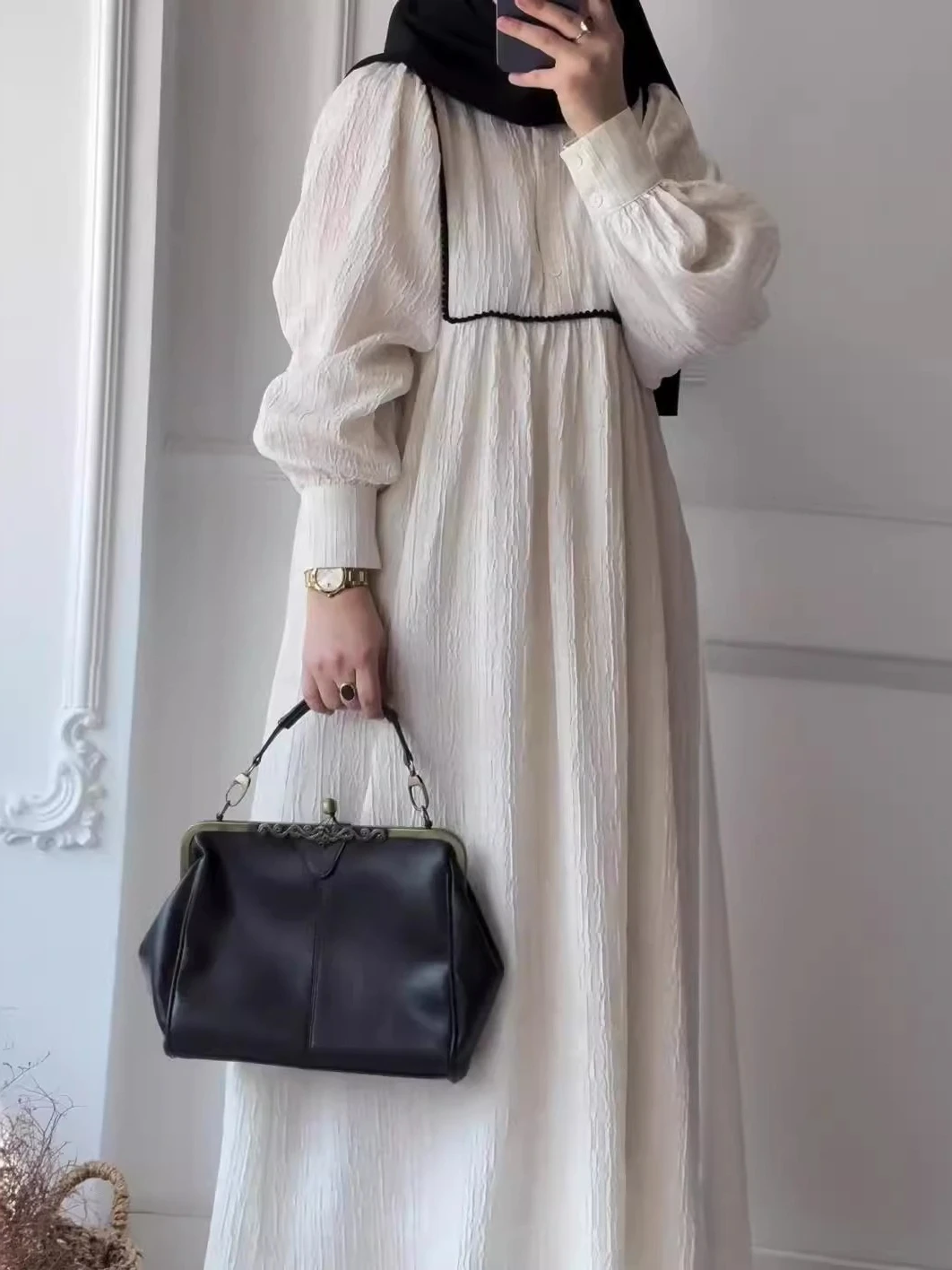 

Eid Women Dress Muslim Abaya Vestidos Largos Casual Caftan Jalabiya Ramadan Long Dresses Dubai Abayas Kaftan Arab Long Robe 2025