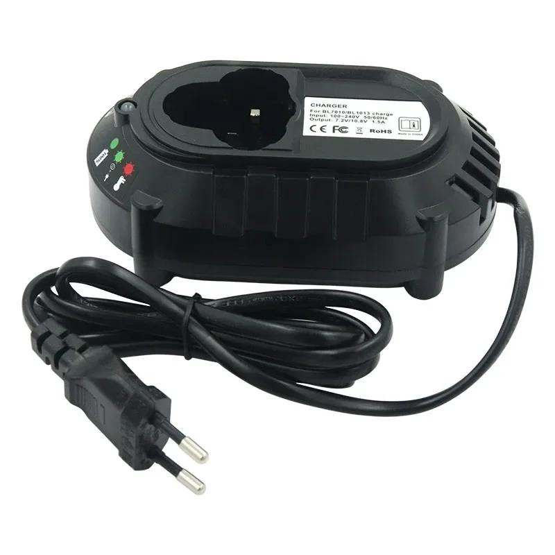 شاحن بطارية ليثيوم AC110-240V ليثيوم أيون استبدال شاحن لماكيتا BL1013 BL1014 10.8 فولت بطارية DC10WA بطارية قابلة للشحن