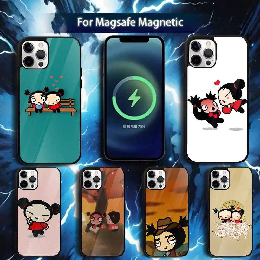 

Pucca-A Cartoon G-Garu-U Phone Case For iPhone 17,16,15,14,13,12,11,Pro,Max,Plus,Mini,Magsafe,Magnetic Wireless Charging Case