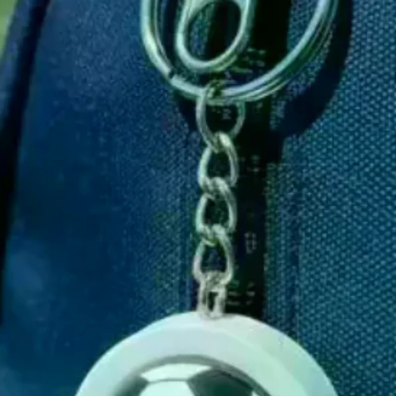 Ball Keyboard Keychain Fidget Toys Push Bubble Stress Relief Sensory Toys Basketball Football Keyboard Clicker For Kids Adults
