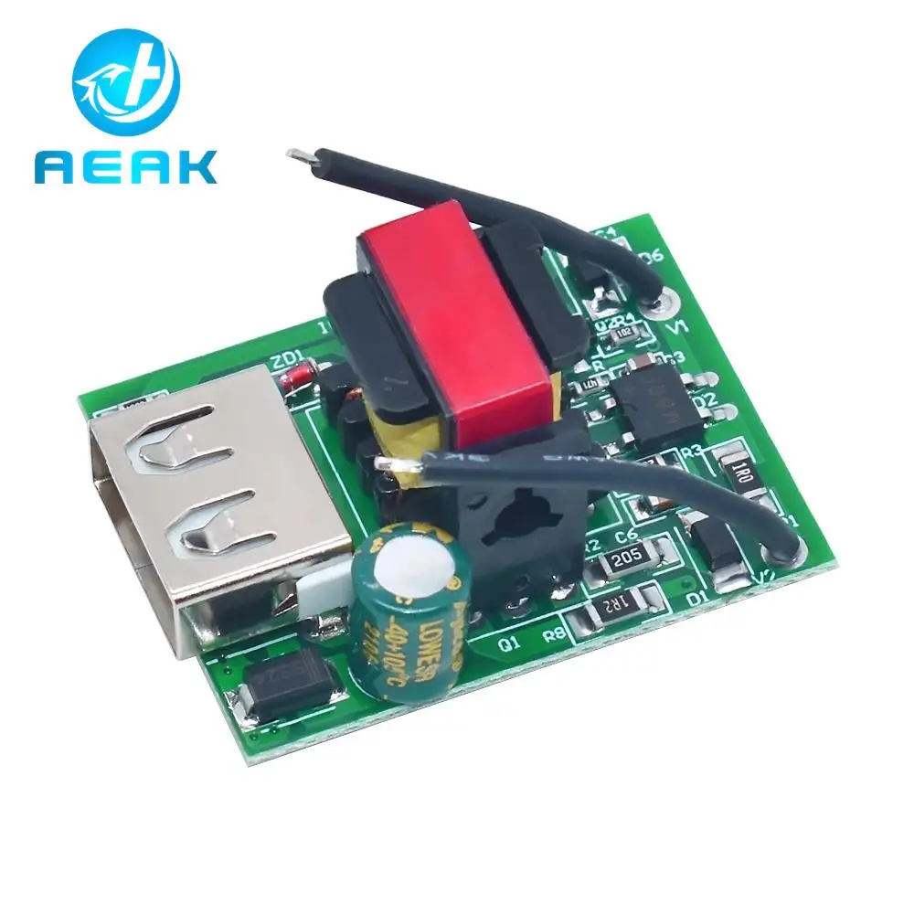 AEAK USB DC Step Down Module Isolated Power Supply Buck Converter Stabilizer 12V 24V 36V 48V 72V to 5V 1A