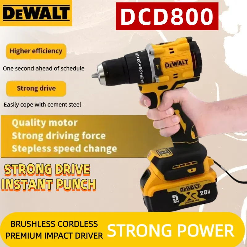 Dewalt DCD800 1/2 I… - image