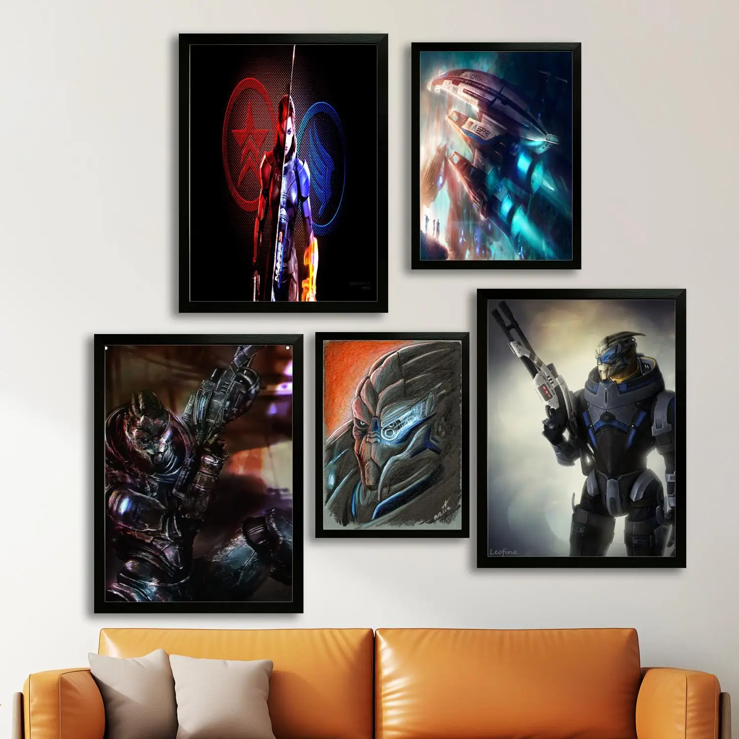 

Garrus Close Up Mass Effect Canvas Poster and Wall Art, Picture Print, Modern Family Bedroom Decor, Posters,Decorative painting